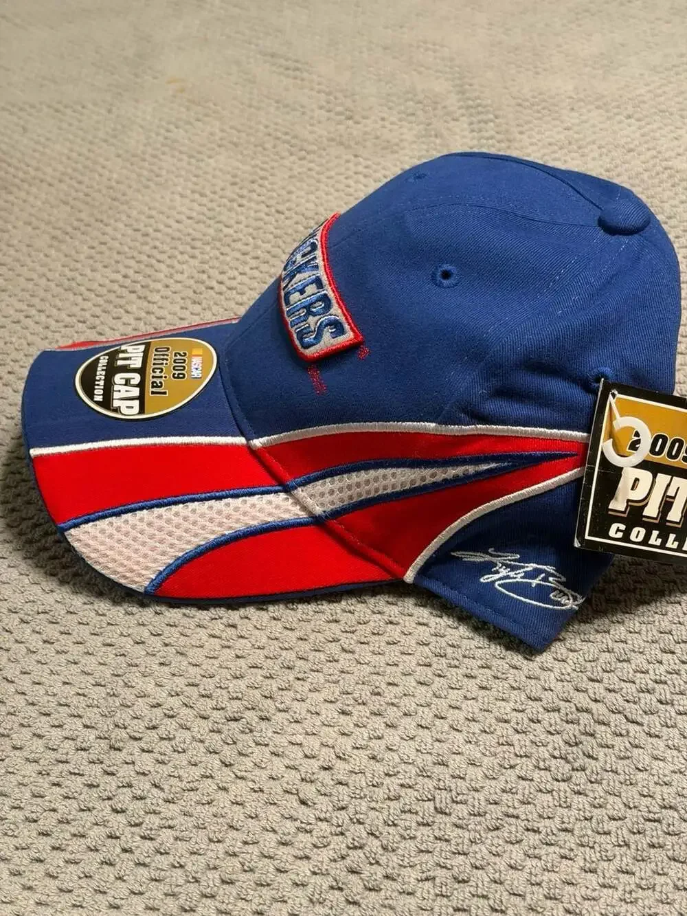 NASCAR Kyle Busch New Era Snickers Throwback Adjustable Snapback Trucker Hat